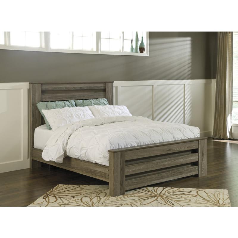 Signature Design by Ashley Zelen B248B16 5 pc King Poster Bedroom Set IMAGE 2