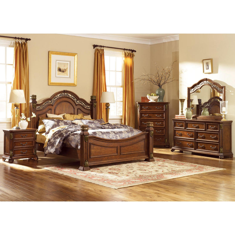 Liberty Furniture Industries Inc. Messina Estates 737-BR-KPSDM 5 pc King Poster Bedroom Set IMAGE 1