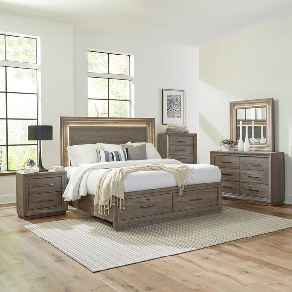 Liberty Furniture Industries Inc. Horizons 272-BR-KSBDMCN 7 pc King Storage Bedroom Set IMAGE 1