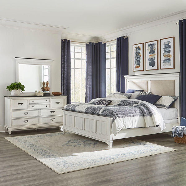 Liberty Furniture Industries Inc. Allyson Park 417-BR-CKUBDM 5 pc California King Upholstered Bedroom Set IMAGE 1