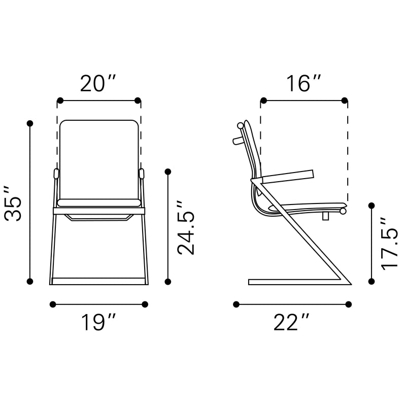 Zuo Office Chairs Office Chairs 215210 IMAGE 9