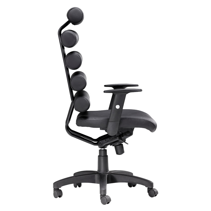 Zuo Unico 205050 Office Chair - Black IMAGE 2