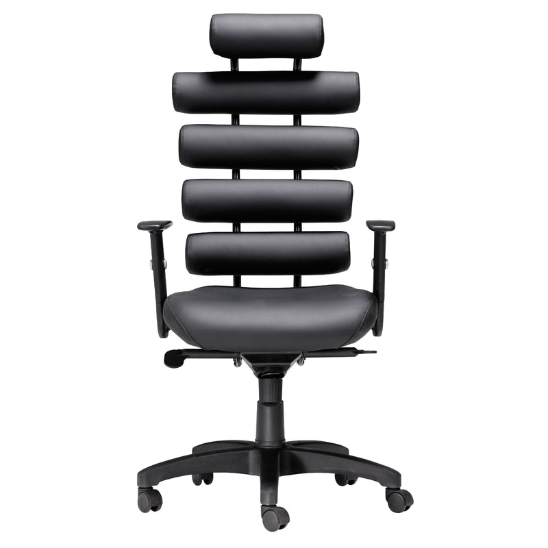 Zuo Unico 205050 Office Chair - Black IMAGE 3