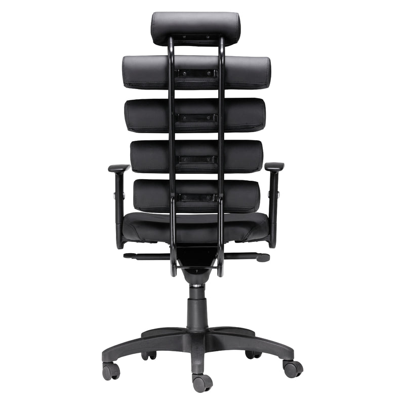 Zuo Unico 205050 Office Chair - Black IMAGE 4