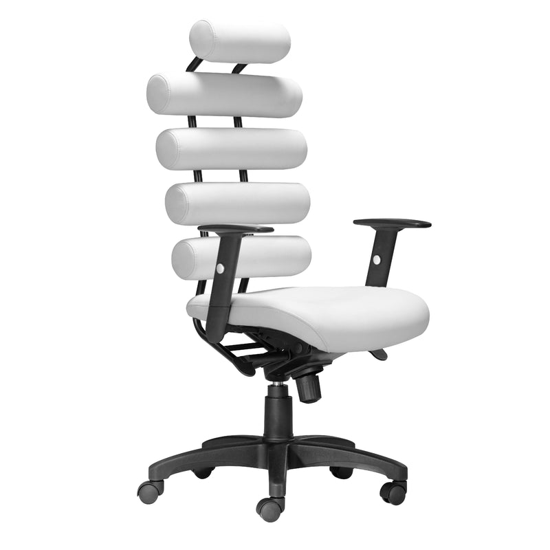 Zuo Unico 205051 Office Chair - White IMAGE 1