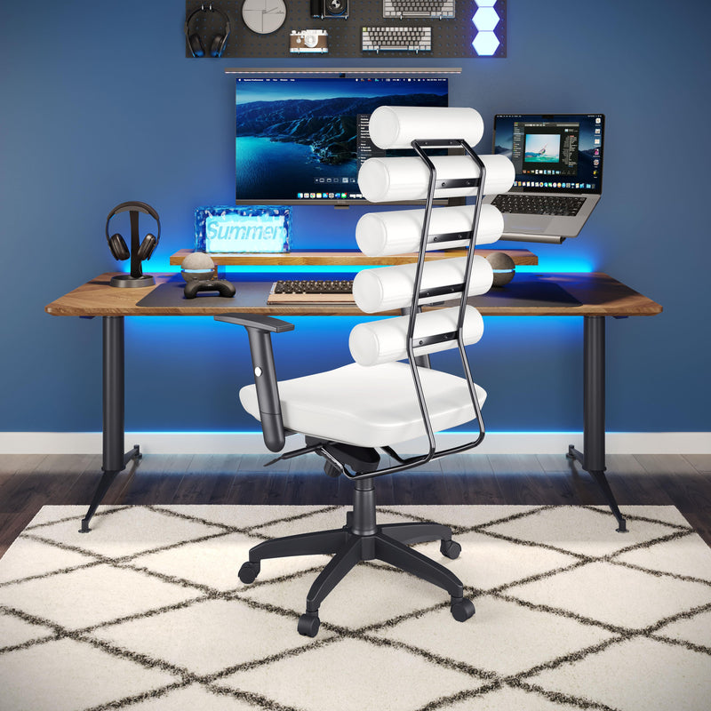 Zuo Unico 205051 Office Chair - White IMAGE 8