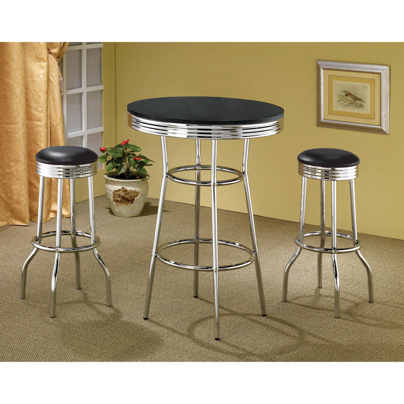 Coaster Furniture Cleaveland Pub Height Stool 2408 IMAGE 3