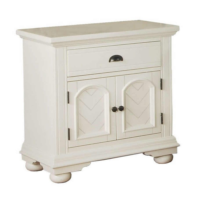 Elements International Brookpine 1-Drawer Nightstand BP700NSW IMAGE 1