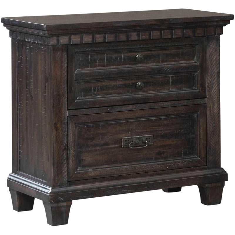 Elements International Morrison 2-Drawer Nightstand MO600NS IMAGE 1