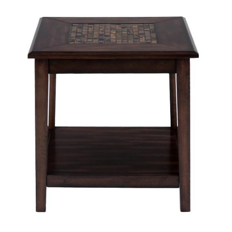 Jofran Baroque Brown End Table 698-3 IMAGE 1