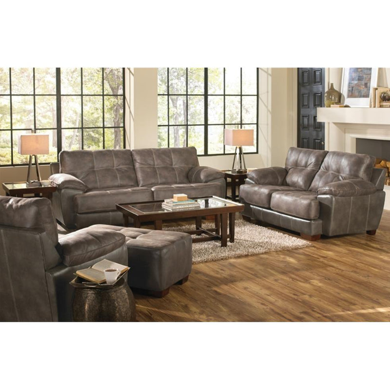 Jackson Furniture Drummond Stationary Leather Look Fabric Loveseat 4296-02 1152-89/1300-89 IMAGE 5