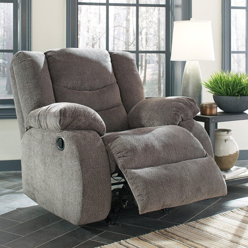 Signature Design by Ashley Tulen Rocker Fabric Recliner 9860625 IMAGE 4