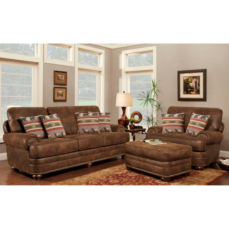 J Furniture Winchester Stationary Fabric Sofa 2111-03 IMAGE 2