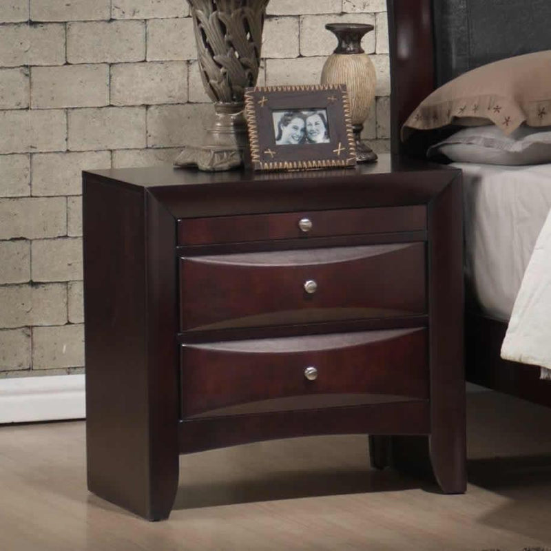 Elements International Emily 2-Drawer Nightstand EM200NS IMAGE 2