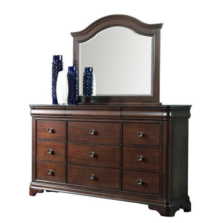 Elements International Cameron 9-Drawer Dresser CM750DRMR IMAGE 1