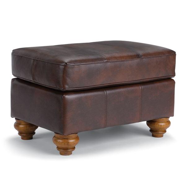 Best Home Furnishings Noble Leather Ottoman F64DPL-71508L IMAGE 1