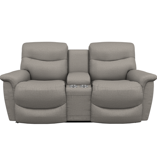 La-Z-Boy James Reclining Loveseat with Console 449521 C181254