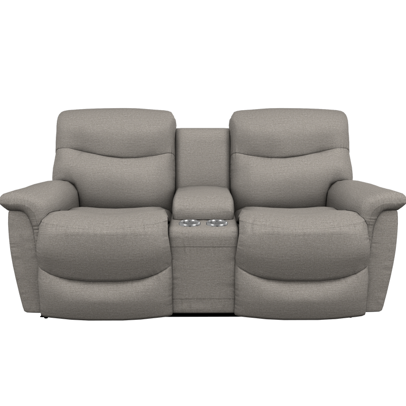 La-Z-Boy James Reclining Loveseat with Console 449521 C181254