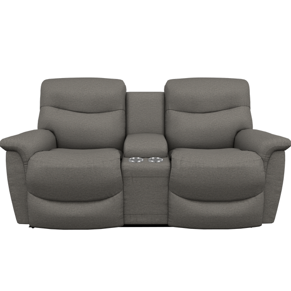 La-Z-Boy James Reclining Loveseat with Console 449521 C181257