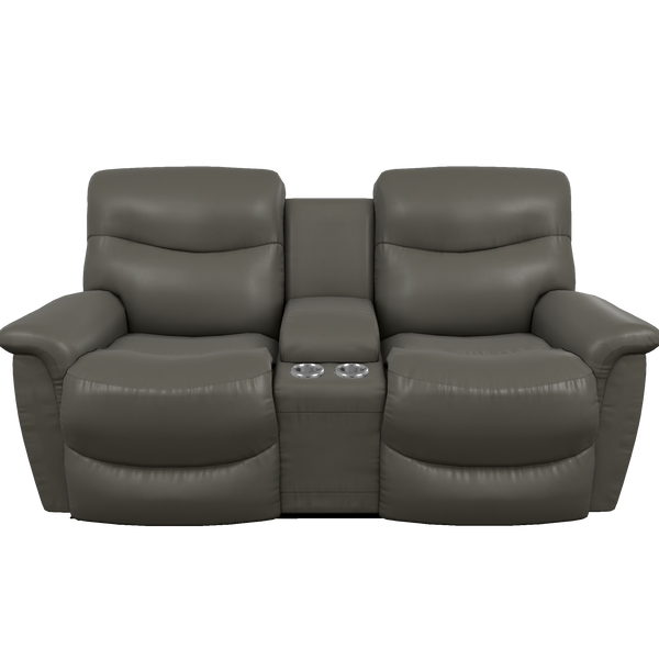 La-Z-Boy James Reclining Loveseat with Console 449521 LB152056