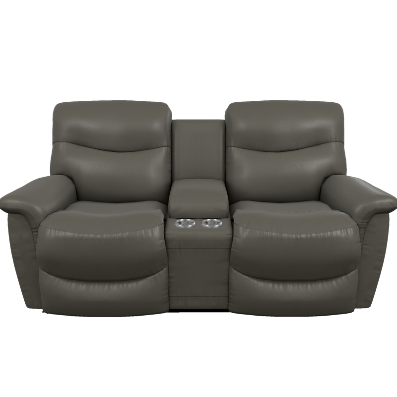 La-Z-Boy James Reclining Loveseat with Console 449521 LB152056