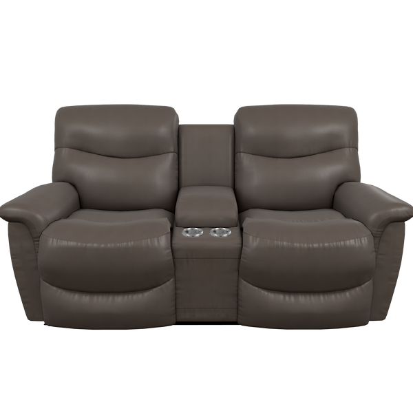 La-Z-Boy James Reclining Loveseat with Console 449521 LB152078