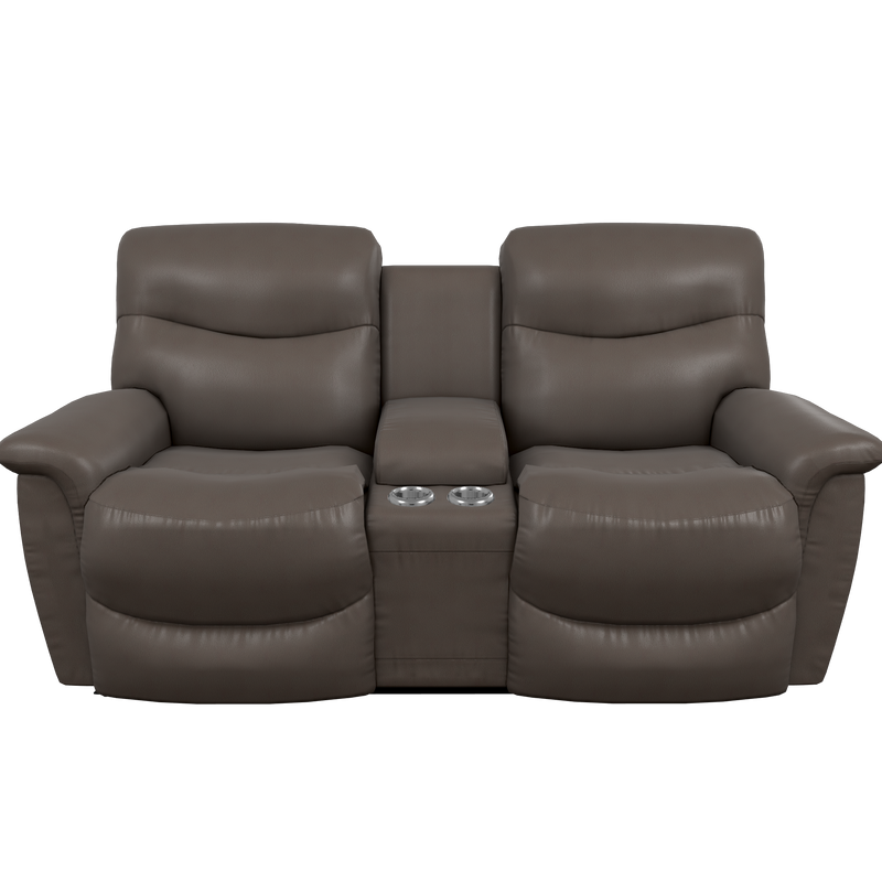 La-Z-Boy James Reclining Loveseat with Console 449521 LB152078