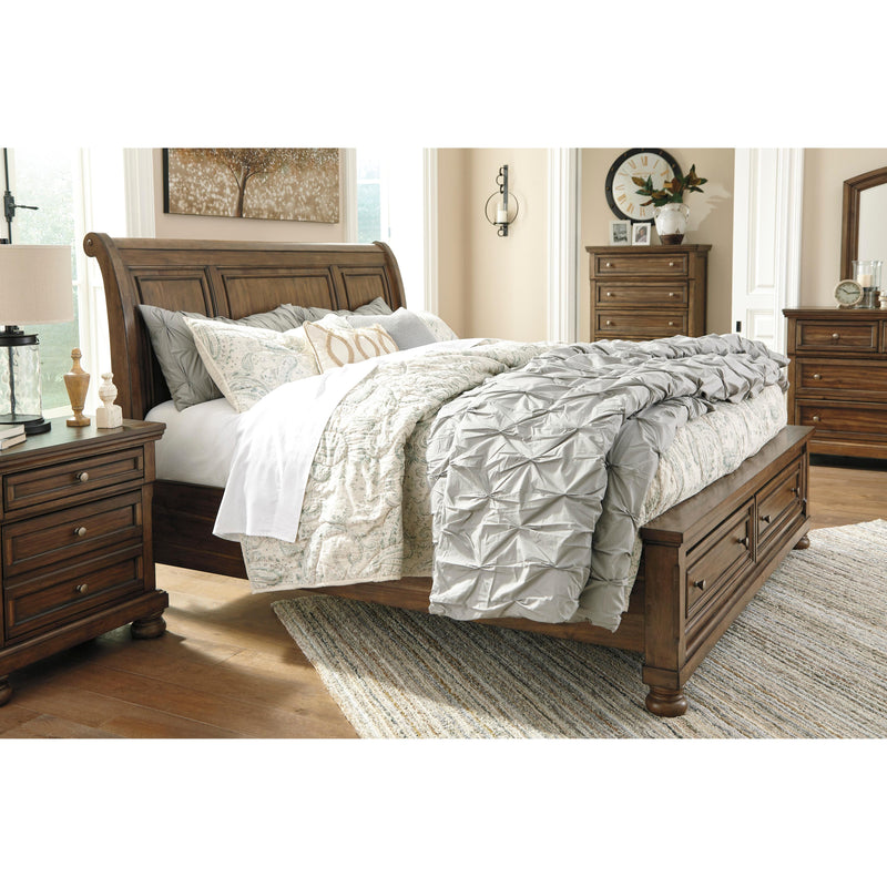 Signature Design by Ashley Flynnter King Sleigh Bed with Storage B719-78/B719-76/B719-99 IMAGE 3