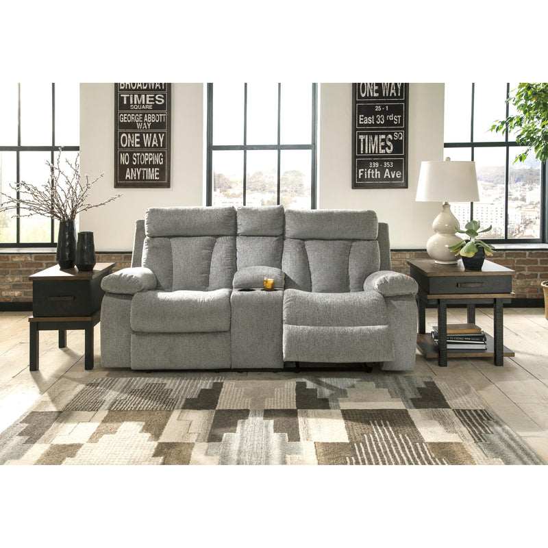 Signature Design by Ashley Mitchiner Reclining Fabric Loveseat 7620494 IMAGE 3