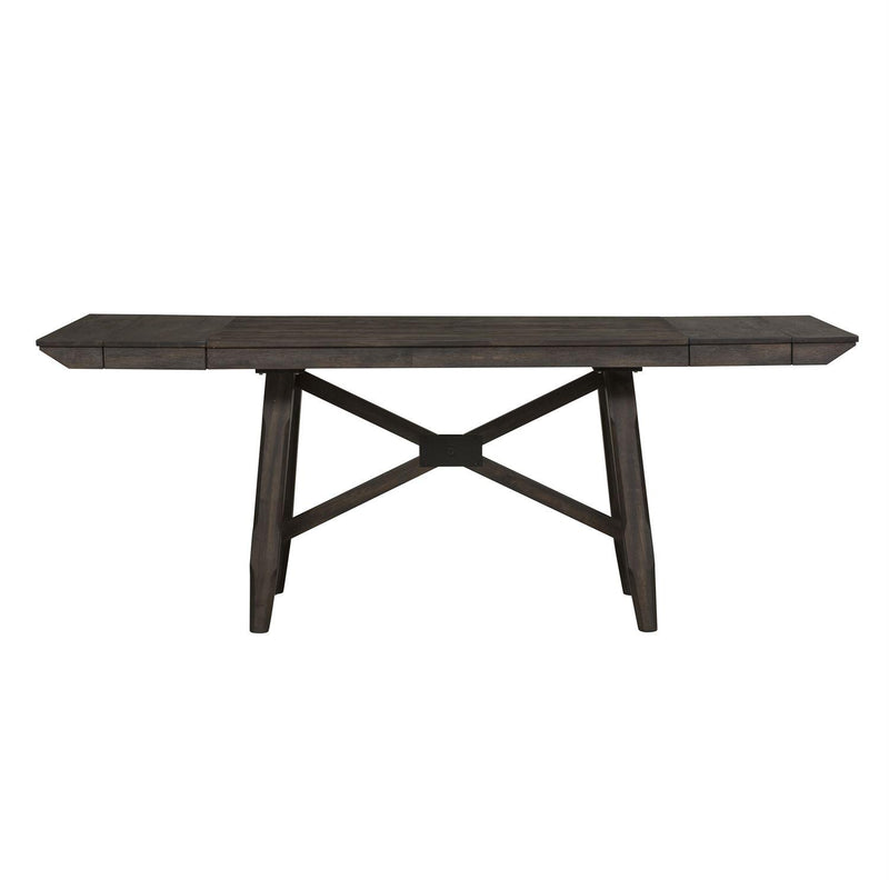 Liberty Furniture Industries Inc. Double Bridge Counter Height Dining Table with Trestle Base 152-CD-GTS IMAGE 3