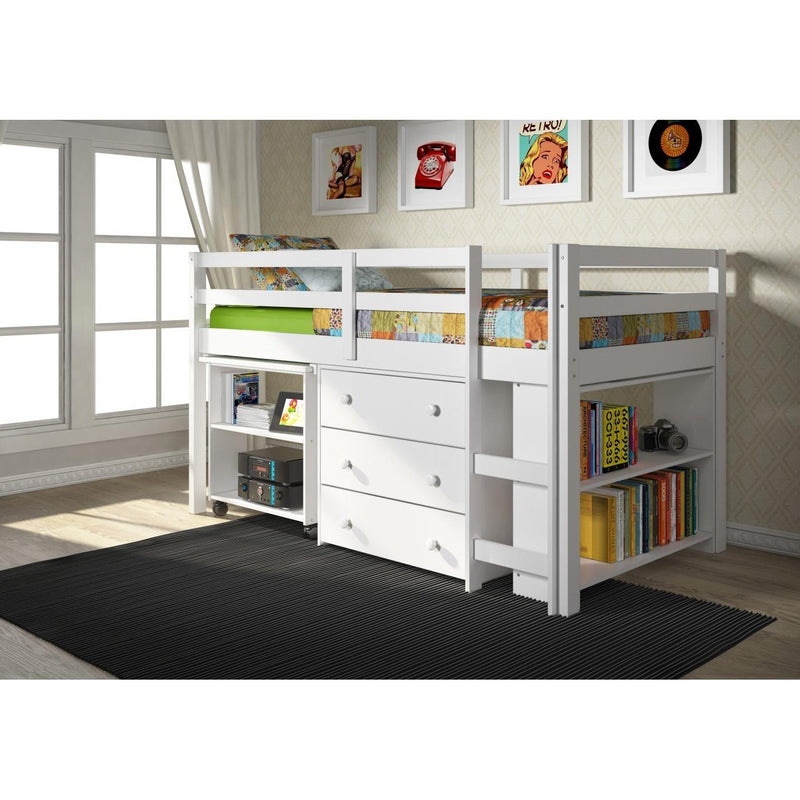 Donco Trading Company Kids Beds Loft Bed 760A-TW/760B-TW/760C-TW/760D-TW IMAGE 2