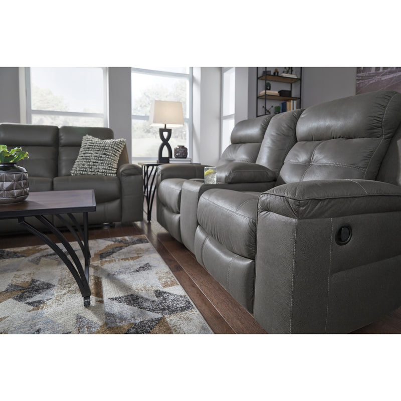 Signature Design by Ashley Jesolo Reclining Fabric Loveseat 8670594 IMAGE 10