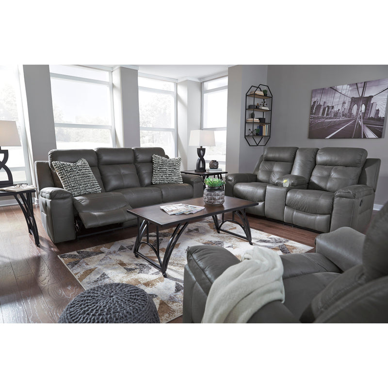 Signature Design by Ashley Jesolo Reclining Fabric Loveseat 8670594 IMAGE 9