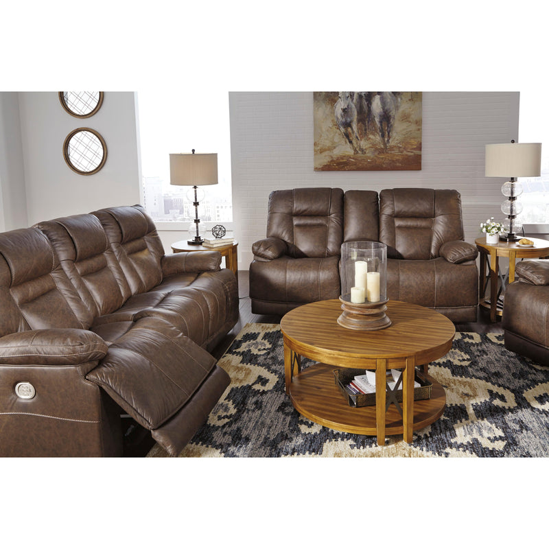 Signature Design by Ashley Wurstrow Power Reclining Leather Match Loveseat U5460318 IMAGE 11