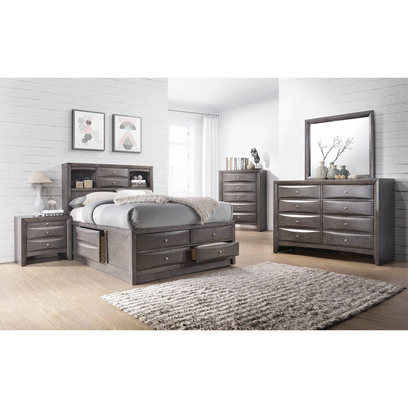 Elements International Emily Grey 5-Drawer Chest EG100CH IMAGE 2