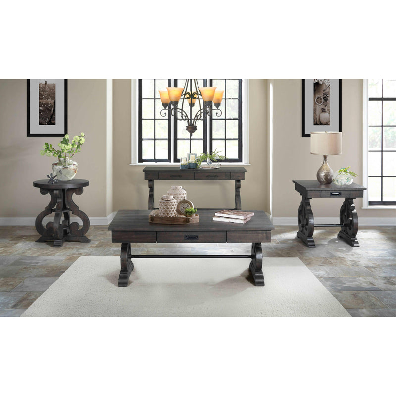 Elements International Stone Occasional End Table TST100ST IMAGE 4