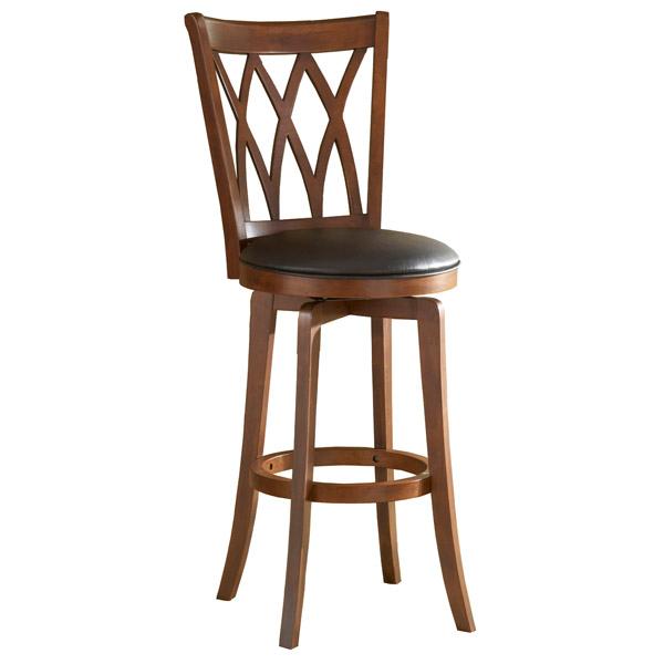 Hillsdale Furniture Mansfield Pub Height Stool Mansfield 4975-832 Swivel Barstool IMAGE 1