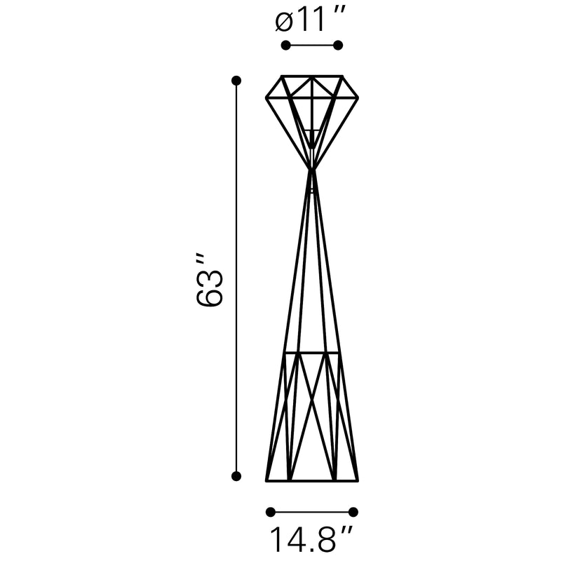 Zuo Delancey Floorstanding Lamp 56087 IMAGE 5