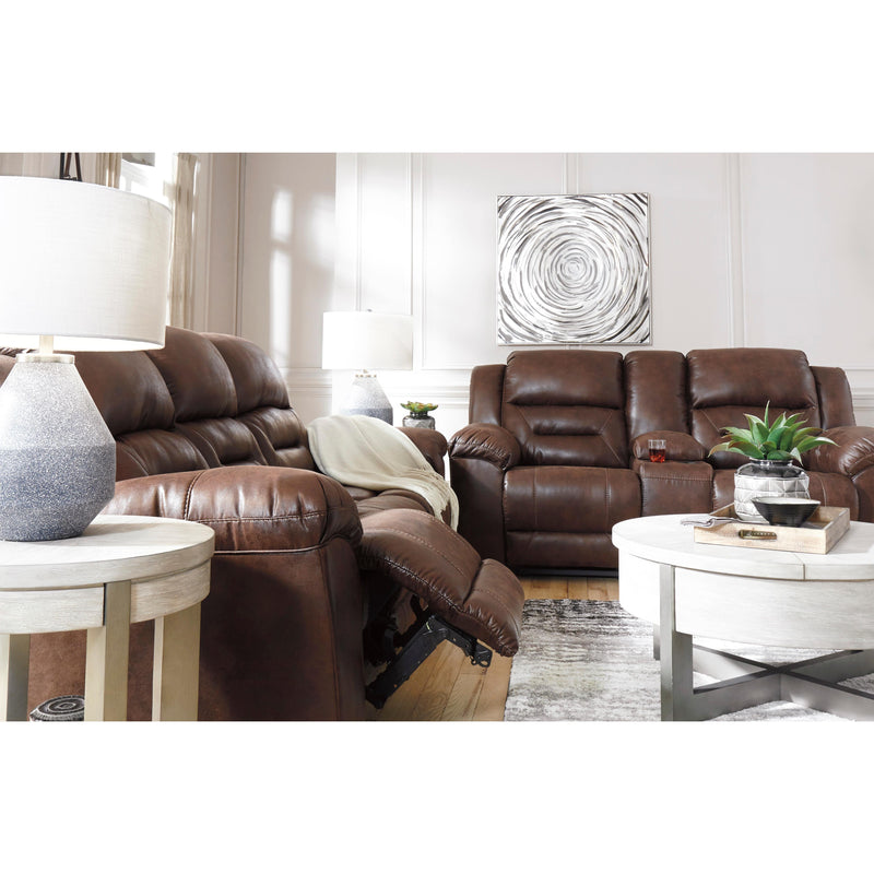 Signature Design by Ashley Stoneland Reclining Leather Look Sofa 3990488 IMAGE 6