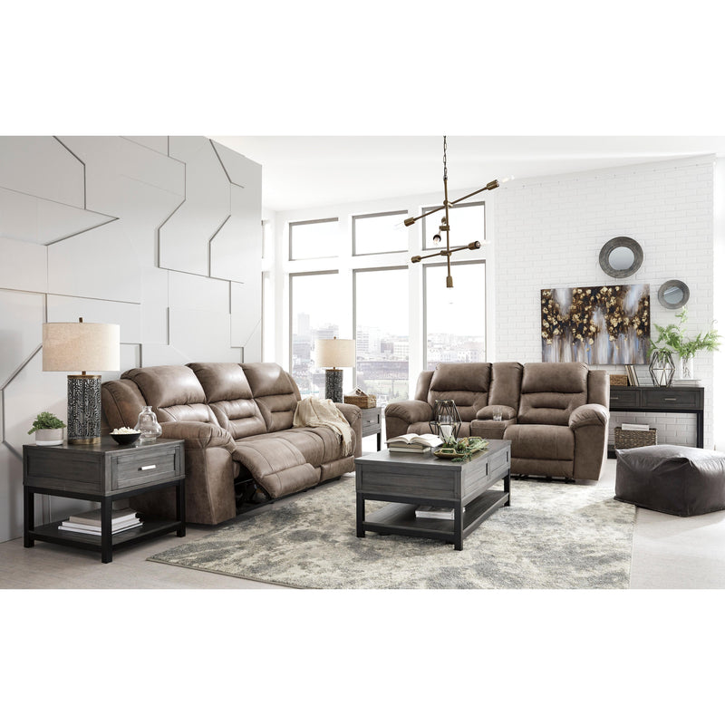 Signature Design by Ashley Stoneland Power Reclining Leather Look Loveseat 3990596 IMAGE 9