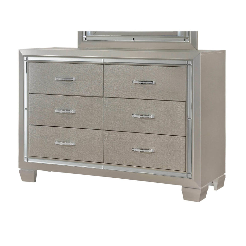 Elements International Platinum Youth 6-Drawer Kids Dresser LT111DR IMAGE 1