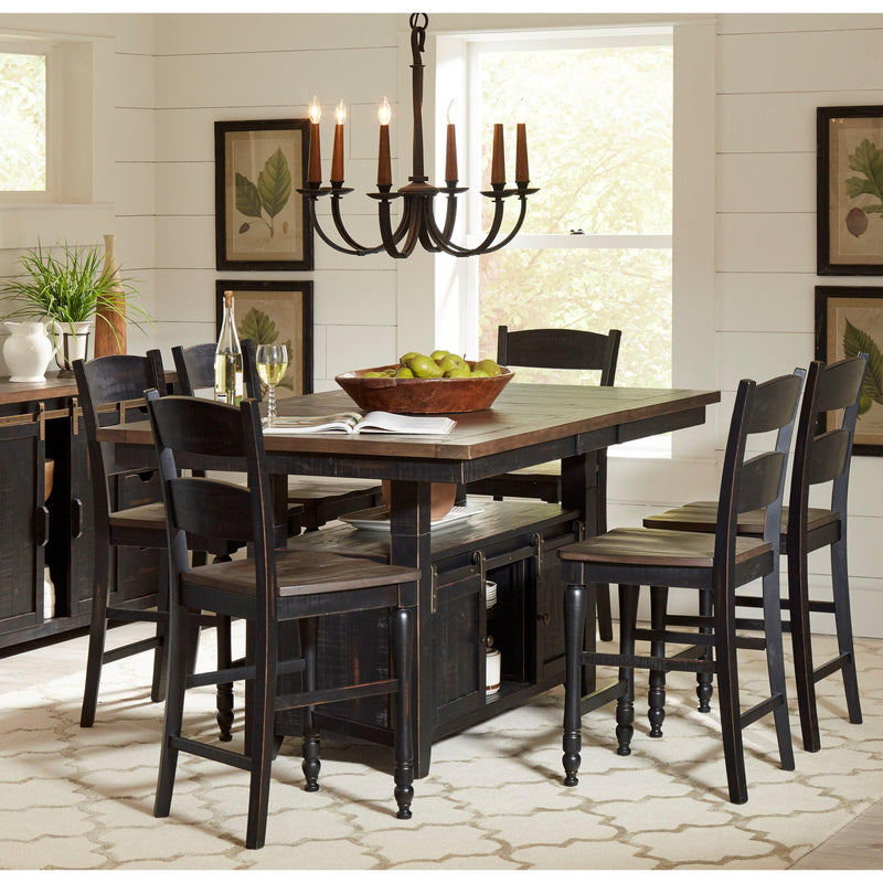 Jofran Madison County Adjustable Height Dining Table with Pedestal Base 1702-72B/1702-72T IMAGE 11