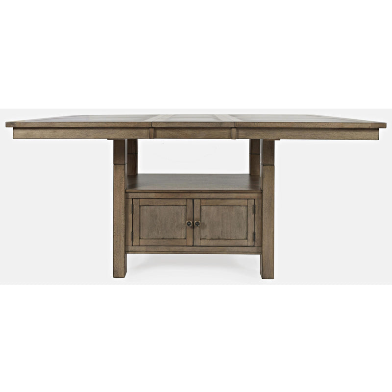 Jofran Prescott Park Adjustable Height Dining Table with Tiles Top and Pedestal Base 1936-74B/1936-74T IMAGE 1