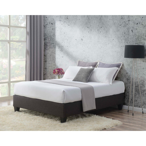 Elements International Abby Twin Upholstered Platform Bed UBB090TBBO IMAGE 1