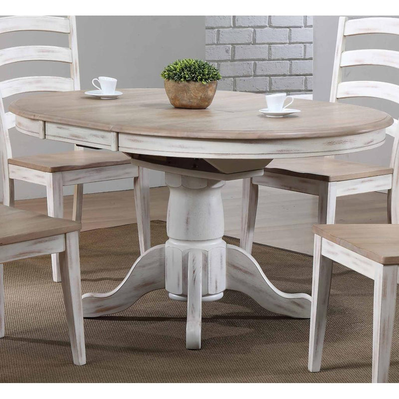 Winners Only Oval Prescott Dining Table with Pedestal Base DPR14257 IMAGE 1