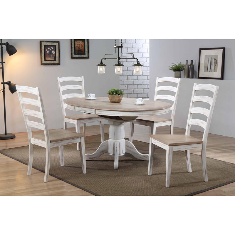 Winners Only Oval Prescott Dining Table with Pedestal Base DPR14257 IMAGE 2