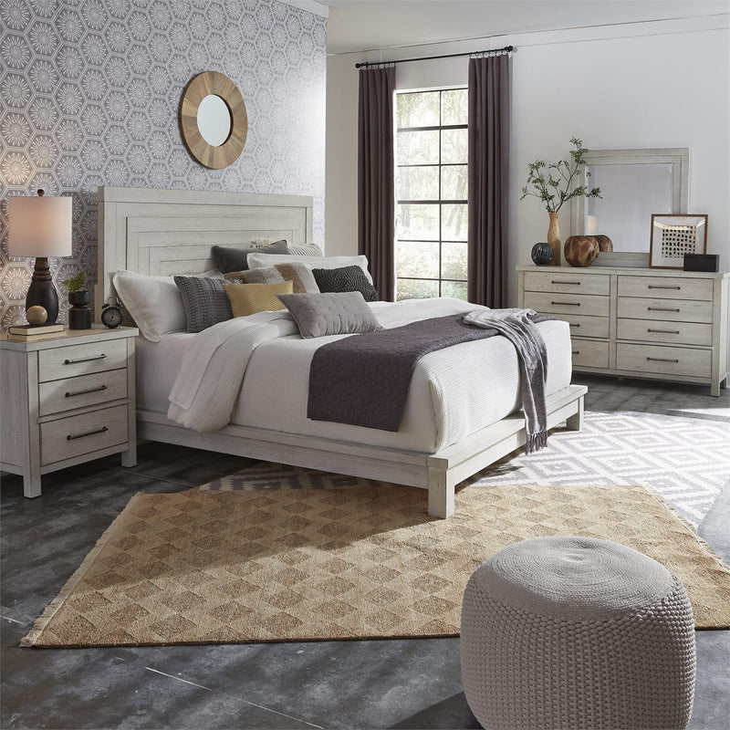 Liberty Furniture Industries Inc. Modern Farmhouse California King Platform Bed 406W-BR-CPL IMAGE 4