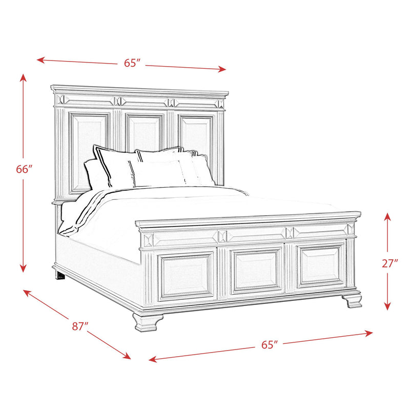 Elements International Calloway Queen Panel Bed CY700QB IMAGE 8