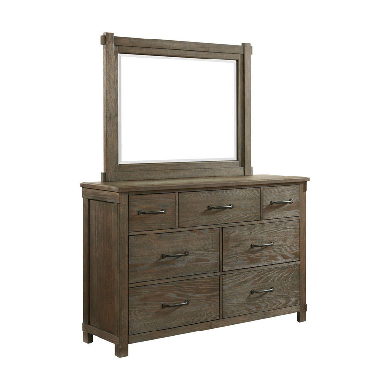 Elements International Scott 7-Drawer Dresser with Mirror SC300DRMR IMAGE 1