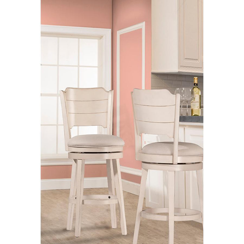 Hillsdale Furniture Clarion Counter Height Stool Clarion Counter Height Stool - Sea White IMAGE 3